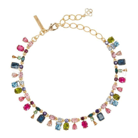 Colorful Crystal Charm Necklace